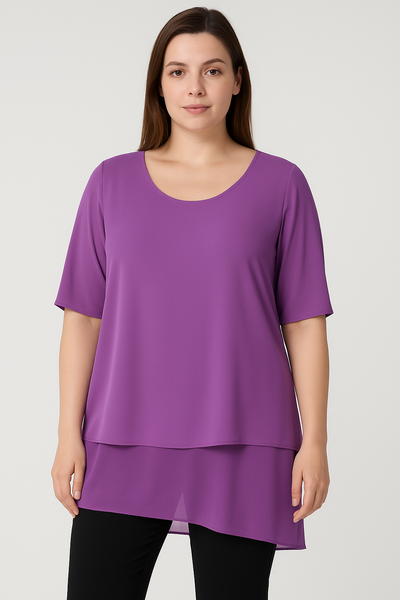 BLUSA DONNA RAGAZZA ASIMMETRICA MARCA JENNIFER CLOSE ART. 1462