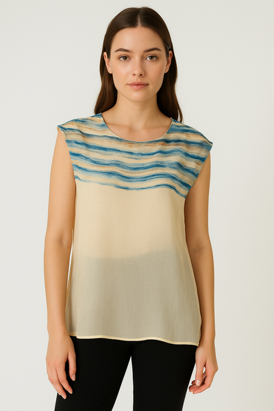 CAMICIA SMANICATA DONNA RAGAZZA SPACCHI BOTTONE MARCA LAURA BIAGIOTTI ART. 1430