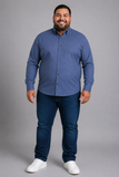 CAMICIA CONFORMATA UOMO PURO COTONE BUTTON DOWN MARCA RE DEL MARE ART. R1811