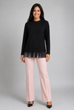 MAGLIA DONNA PIZZO PIEGHE MARCA CORTE DEI GONZAGA ART. 1R0220C8048