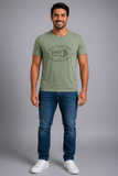 T-SHIRT UOMO PURO COTONE STAMPA  ABBA ART. TS91293