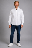 CAMICIA UOMO BUTTON DOWN TASCHINO PURO COTONE MARCA GAS ART. 93040