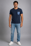 T-SHIRT UOMO PURO COTONE TASCHINO FANTASIA MARCA GAS ART. 93908
