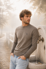 MAGLIONE UOM0 COVERI MOVING GIROCOLLO BASICO VISCOSA ART. TR1720