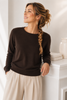 MAGLIA DONNA GRIFFAI SCOLLO A BARCA VISCOSA MANICA LUNGA ART. 6903