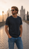 T-SHIRT UOMO BUGATTI PARICOLLO BORDI IN CONTRASTO ART. 8350 75091