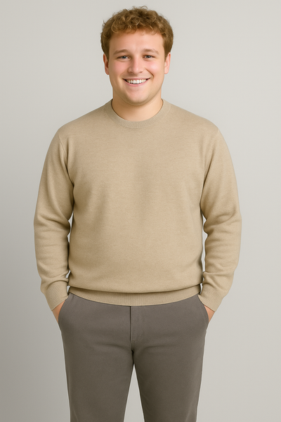 MAGLIONE UOMO SPORTING MARE TAGLIE OVER GIROCOLLO BASICO LANA ART. 2960 80OS