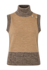 GILET DONNA SEASONS OF GRACE COLLO LUPETTO BOTTONI GIOIELLO ART.  304