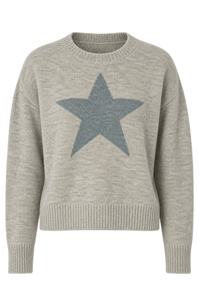 MAGLIONE RAGAZZA LOSAN GIROCOLLO STELLA CROPPED ART. L26WG0403