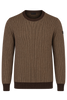 MAGLIONE UOMO RIFLE GIROCOLLO FILATO DUE COLORI LOGO VISCOSA ART. RFTR846