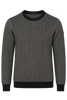 MAGLIONE UOMO RIFLE GIROCOLLO FILATO DUE COLORI LOGO VISCOSA ART. RFTR846