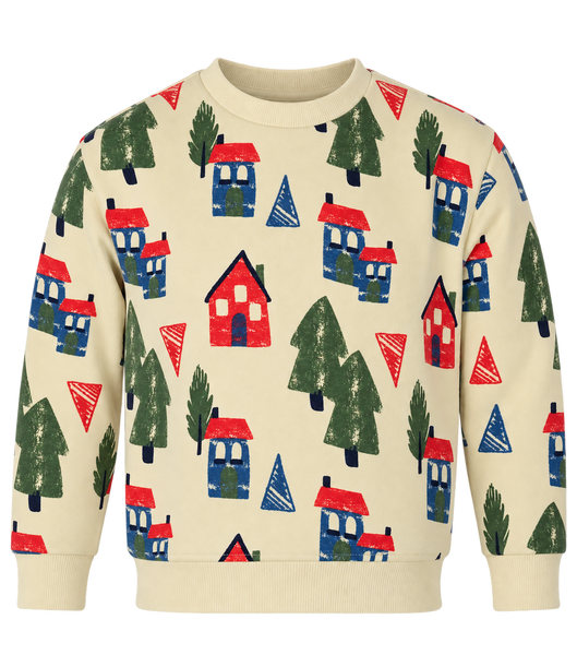 FELPA NEONATO ZIPPY GIROCOLLO BOTTONI A PRESSIONE FANTASIA FELPATA COTONE ART. ZBBAP0202-26048