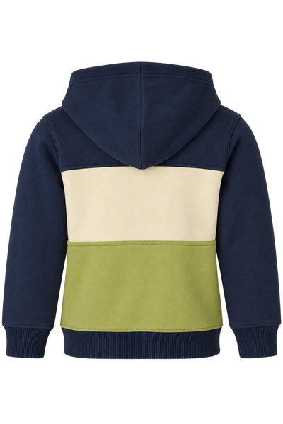 FELPA NEONATO ZIPPY CAPPUCCIO FELPATA  FULL ZIP TASCHE ART. ZBBAP0201-26012