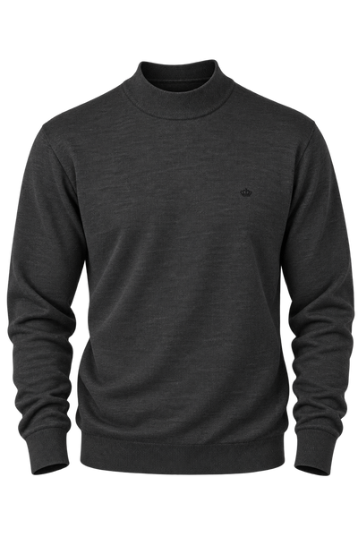 MAGLIONE UOMO IL GRANCHIO LUPETTO BASICO LOGO LANA ART. GRT1048
