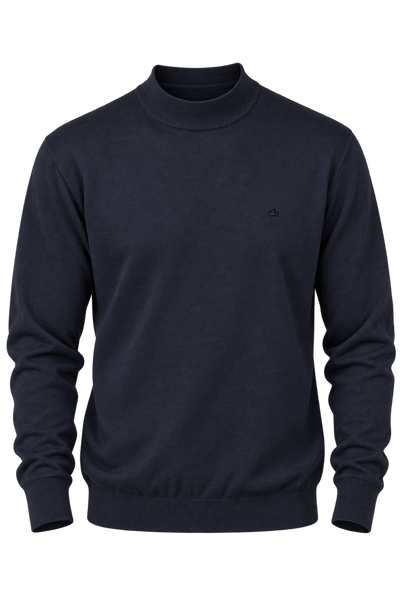 MAGLIONE UOMO IL GRANCHIO LUPETTO BASICO LOGO LANA ART. GRT1048