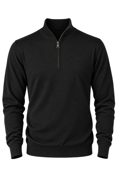 MAGLIONE UOMO IL GRANCHIO LUPETTO MEZZA ZIP LANA LOGO ART. GRT1047