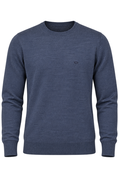 MAGLIONE UOMO IL GRANCHIO GIROCOLLO BASICO LOGO LANA ART. GRT1045