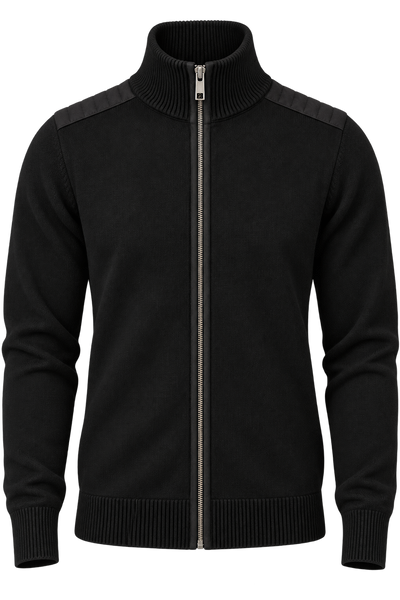 MAGLIONE UOMO IL GRANCHIO FULL ZIP COTONE LANA ART. GRT1044