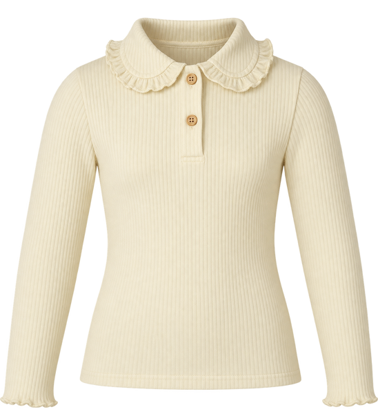 POLO NEONATA ZIPPY JERSEY A COSTINE MANICHE LUNGHE COTONE ART. ZBGAP0303-26039