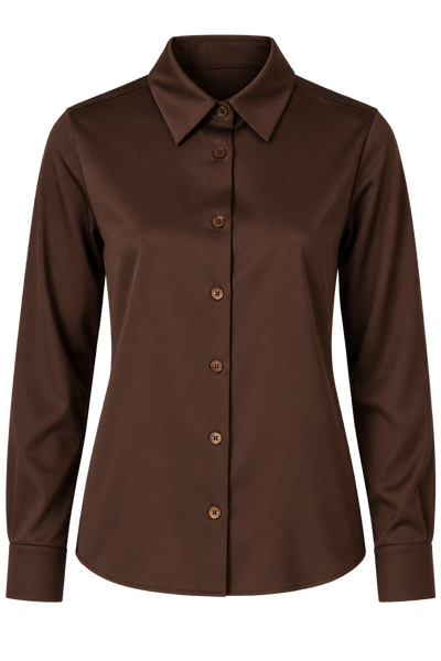 CAMICIA DONNA GRIFFAI RASO MANICA LUNGA POLSINI BOTTONI  ART. DGF7581