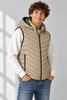 GILET UOMO SEA BARRIER TRAPUNTATO CAPPUCCIO ZIP TASCHEART.GIUNCO-89C