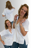 BLUSA DONNA LOSAN MANICA CORTA COLLO COREANA SPACCHI ART. LWMAP0103-25004