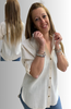 CAMICIA DONNA  MANICA TRE QUARTI ELEGANTE  GRIFFAI ART. DGP7064