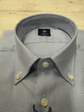 CAMICIA SPORTING MARE  PUTO COTOONE MICROFANTASIA VESTIBILITA REGOLARE BOTTONCINI TASCHINO MANICA LUNGA ART NIZZA E 284