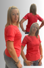 T-SHIRT DONNA GAIA B GIROCOLLO MANICA CORTA CON INSERTO TULLE ART. 190
