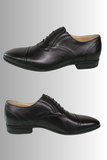 SCARPA UOMO RAGAZZO CLASSICA ELEGANTE STRINGATA CUOIO MARCA NERO GIARDINI ART.E001410U