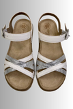 sandalo Lumberjack art DELIA  con intreccio fibbia suola semirigida