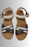sandalo Lumberjack art Giovanna SWG9606 S20 zeppa e strasse