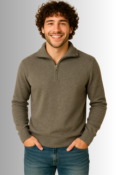 MAGLIONE UOMO RE DEL MARE CAMIONISTA MEZZA ZIP ART. 22 4903