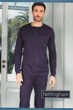 PIGIAMA UOMO NOTTINGAM INTERLOCK SERAFINO POLSINI ART. NPA090-PE