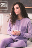 PIGIAMA DONNA ENRICO COVERI PUNTO MILANO SERAFINO TASCHINO POLSINI ART. EP6257