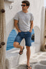 BERMUDA JEANS UOMO LEE CINQUE TASCHE ELASTICIZZATO REGULAR FIT ART. POCKET
