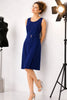 ABITO DONNA GABRIELLA ZIP SMANICATO SPACCO ELEGANTE ART.ILARY