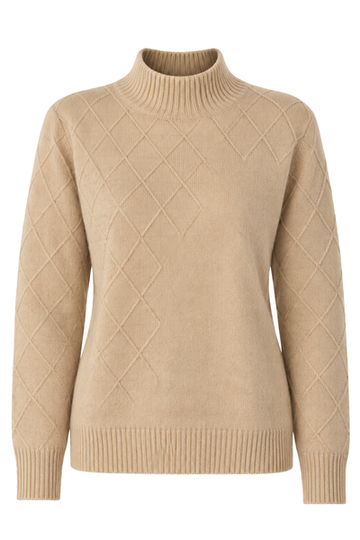 MAGLIONE DONNA SEASONS OF GRACE LUPETTO ROMBI ART. 345