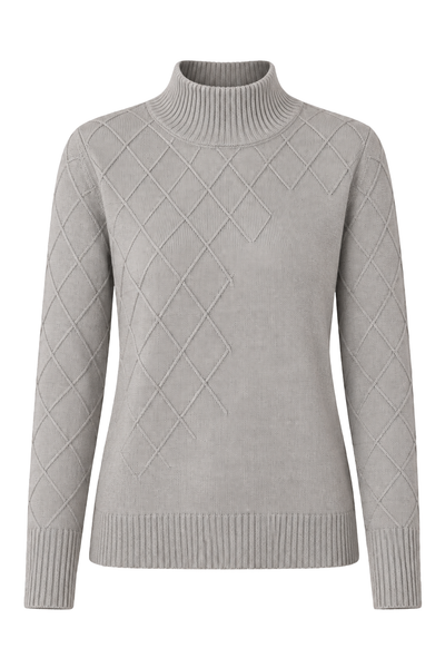 MAGLIONE DONNA SEASONS OF GRACE LUPETTO ROMBI ART. 345