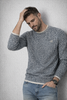 MAGLIONE UOMO HENRY COTTONS COTONE GIROCOLLO MELANGE ART. MG650783
