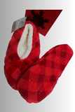 PANTOFOLE BABBUCCE CASA NOTTE FIOCCO REGALO NATALE MARCA CIOCCA ART.CND021R