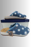 CIABATTA DONNA BOUCLE POIS MORBIDA ANTISCIVOLO MARCA INBLU ART.CT24