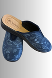 CIABATTA INBLU TESSUTO CON STAMPA FASCIA ELASTIZIZZATA ANATOMICO SUOLA GOMMA LEGGERA ART CF000049