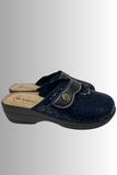 CIABATTE PANTOFOLE DONNA RAGAZZA TOMAIA TESSUTO STRAPPO MARCA INBLU ART. LV13