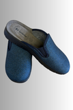 CIABATTA INBLU TESSUTO VELUR RESISTENTE PLANTARE MORBIDO CONFORT GOMMA ROBUSTA ANTISCIVOLO ELASTICO ART BG000059
