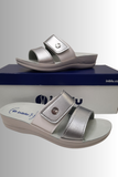 CIABATTA DONNA COMODA ANATOMICA STRAPPO DOPPIA FASCIA REGOLABILE INBLU ART. VR63
