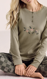 PIGIAMA DONNA INFIORE INTERLOCK SERAFINO COTONE ART. DMR652830