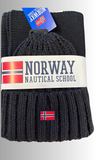 Completo Cappello e Sciarpa Norway Nautical School art 840109