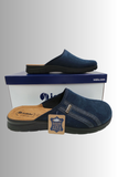 CIABATTA PANTOFOLA UOMO RAGAZZO PLANTARE PELLE MARCA INBLU ART.BG45