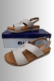SANDALO DONNA RAGAZZA COMODO STRASS PERLINE MARCA INBLU ART.PG34
